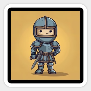 Medieval soldier Sticker